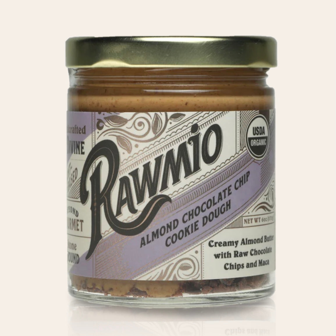 Rawmio Almond Chocolate Chip Cookie Dough Spread