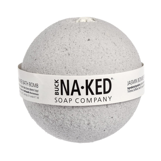 buck naked soap company bath bomb jasmine
