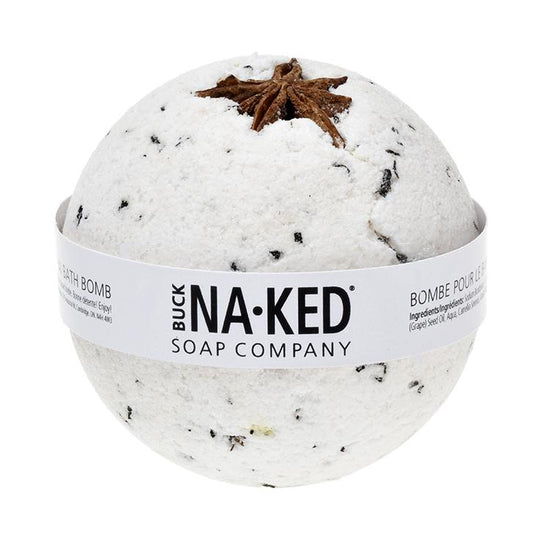 buck naked soap company bath bomb vanilla chai
