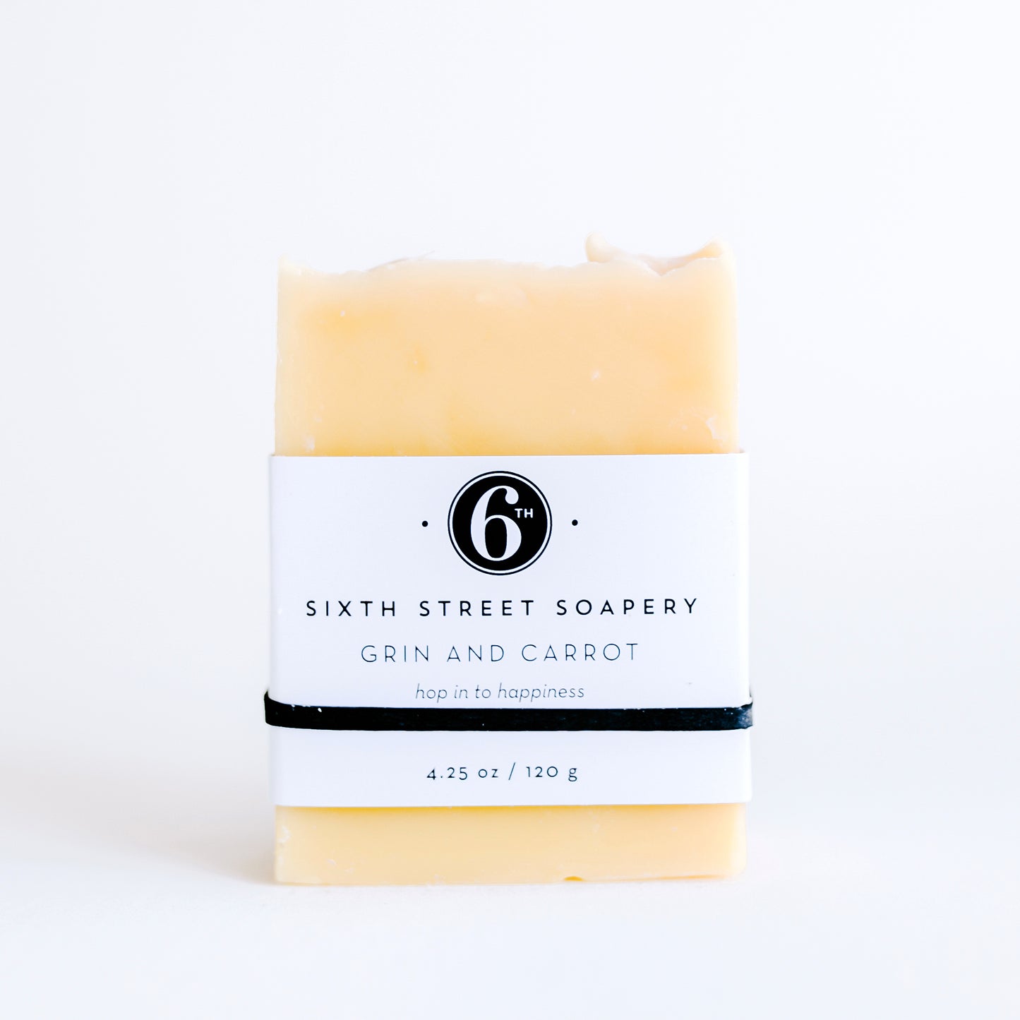 grin and carrot sixth and zero soap bar