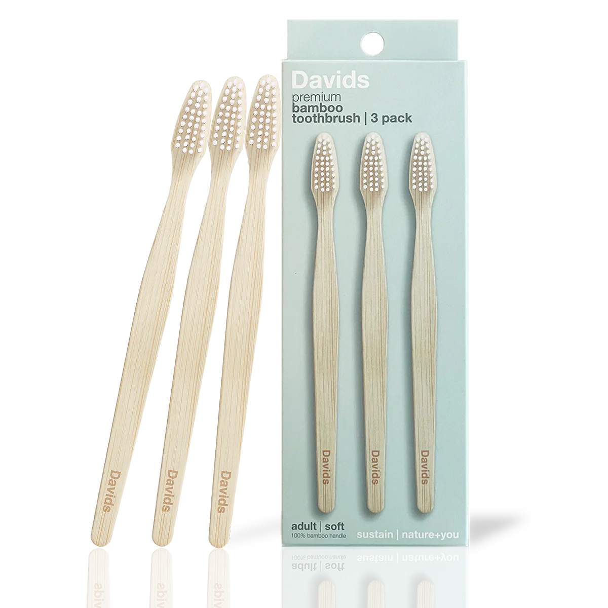 Bamboo Toothbrush 3-Pack