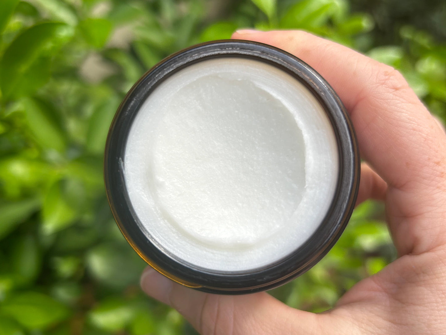 Top view of sleep time magnesium butter. 