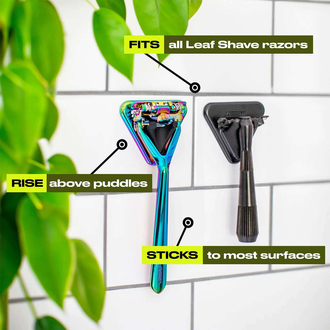 Leaf Razor Shower Hanger