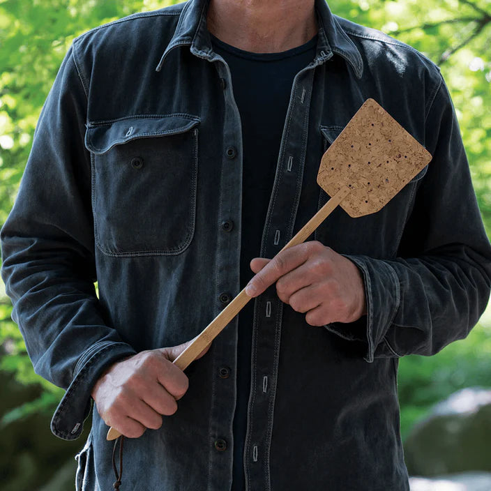 Bamboo & Cork Fly Swatter