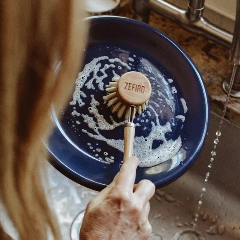 Bamboo and Sisal Dish Brush
