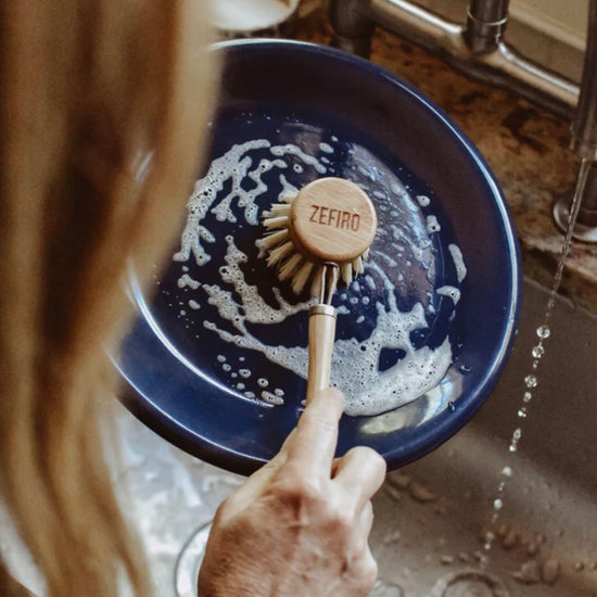 Bamboo and Sisal Dish Brush