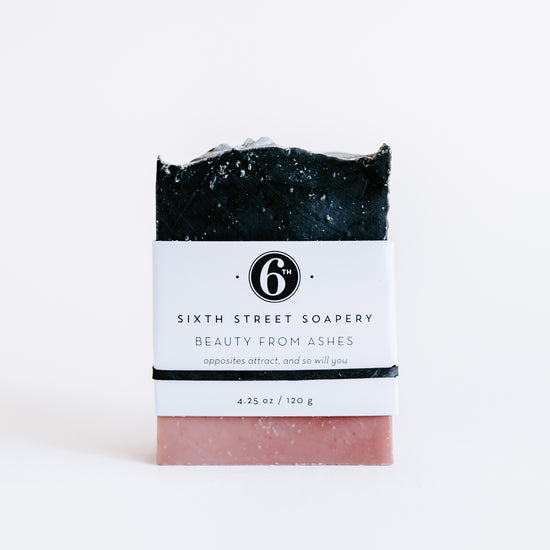 Sixth and Zero Beauty From Ashes face soap with Clay and Charcoal 