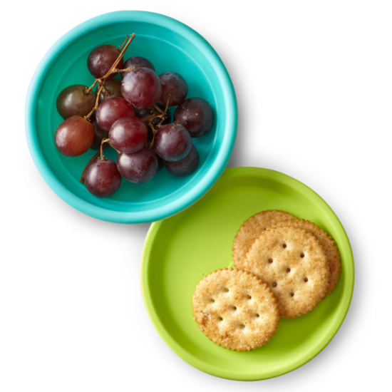 silicone snack bowl and lid