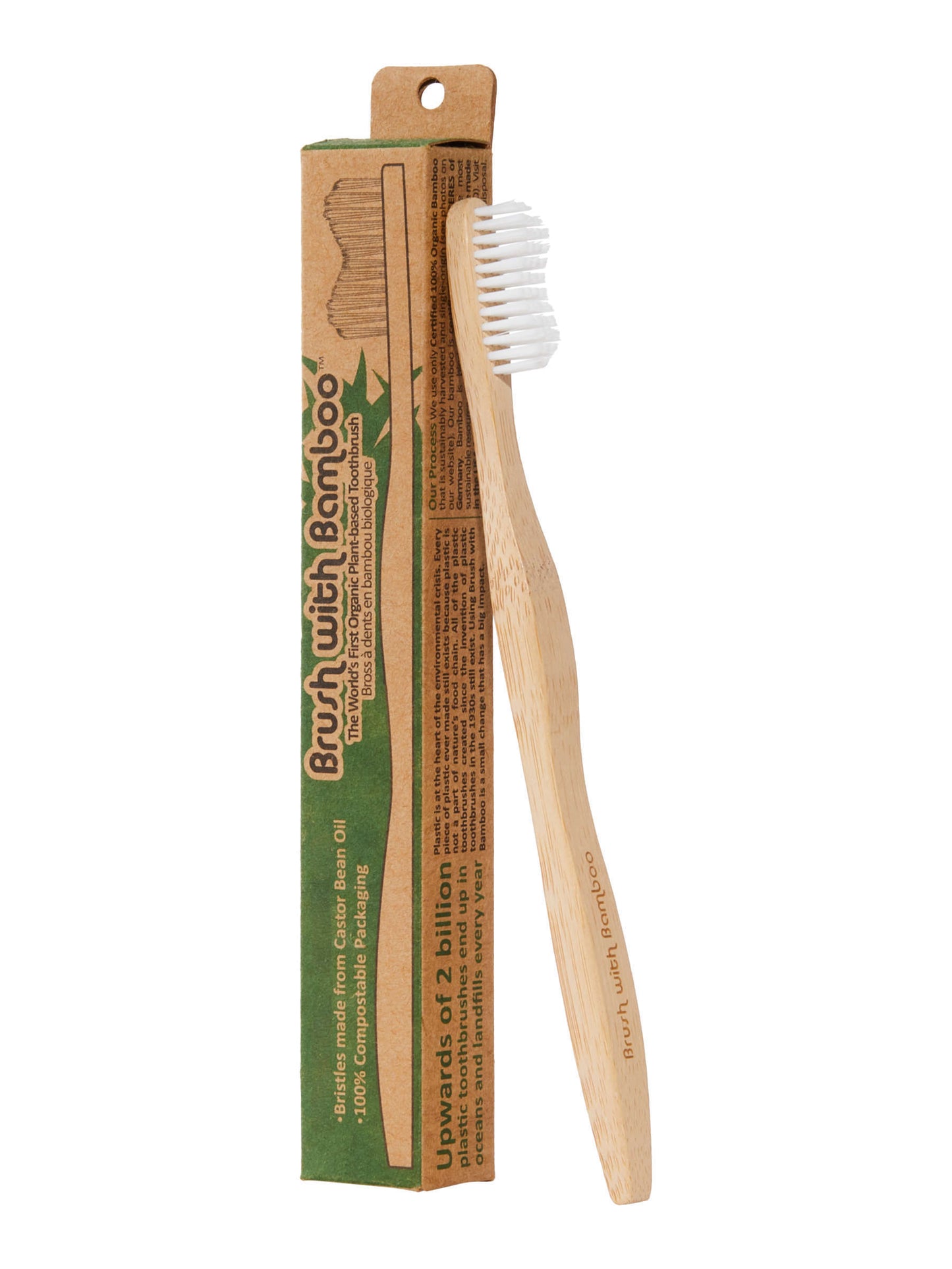 biobased brush with bamboo toothbrush