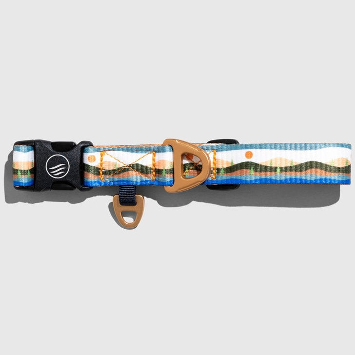 Load image into Gallery viewer, united by blue woven dog collar
