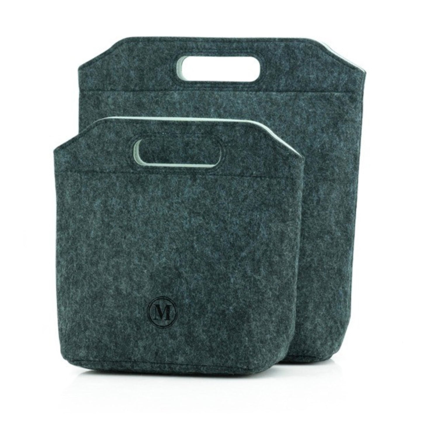 minimal eco felt lunch bag