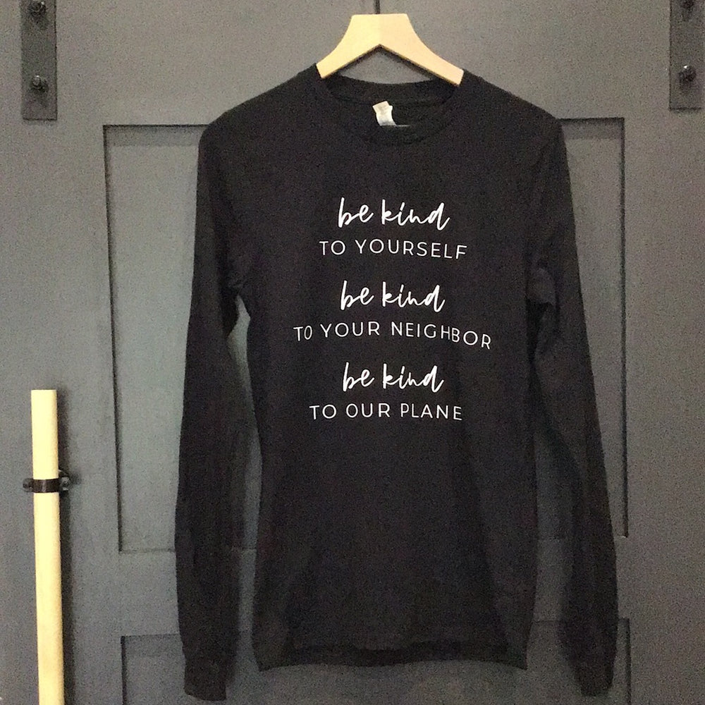 be kind sixth and zero tshirt  long sleeve