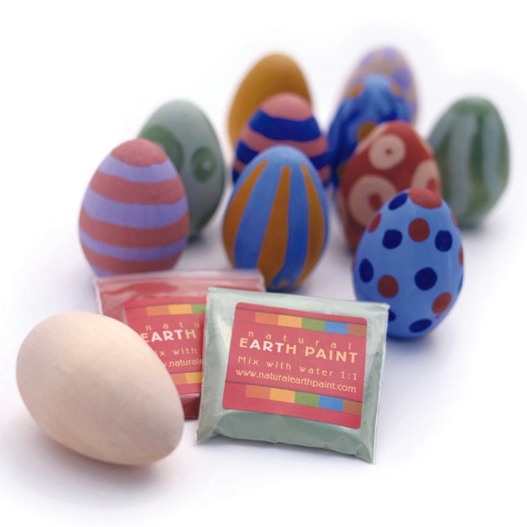 Load image into Gallery viewer, ecopiggy wooden egg craft kit

