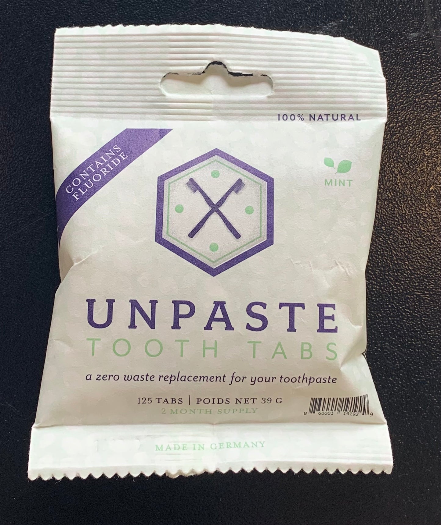 Unpaste Tooth Tabs flouride