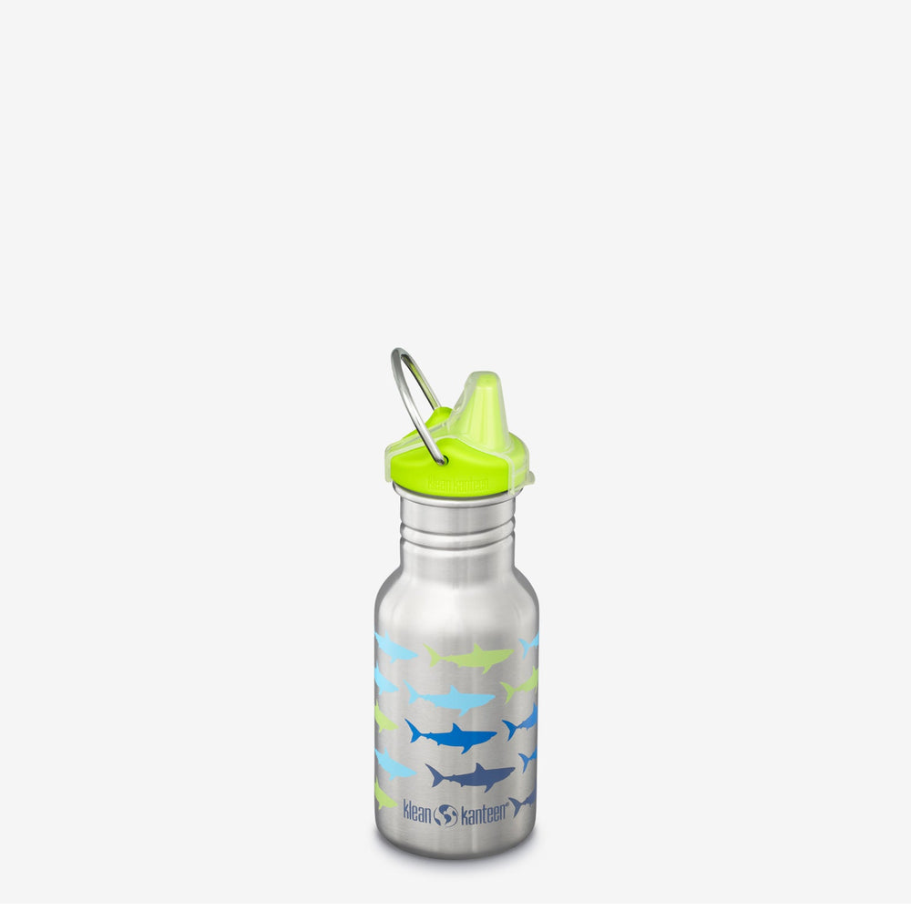 Shark printed 12 ounce Classic Kid's Sippy Bottle with lid. 