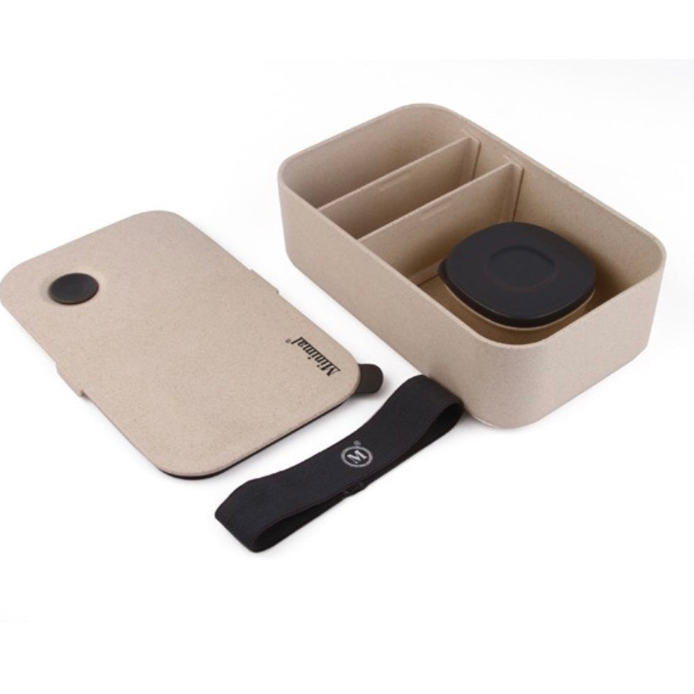 minimal natural bento box