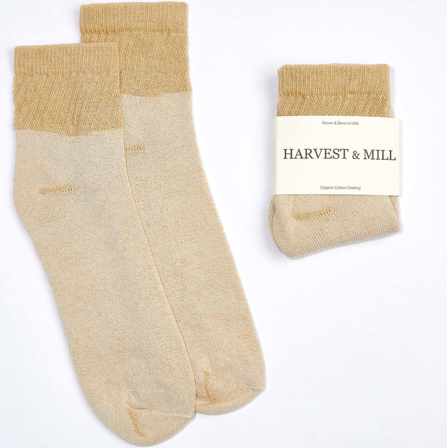 Load image into Gallery viewer, harvest and mill ankle sock tangreen
