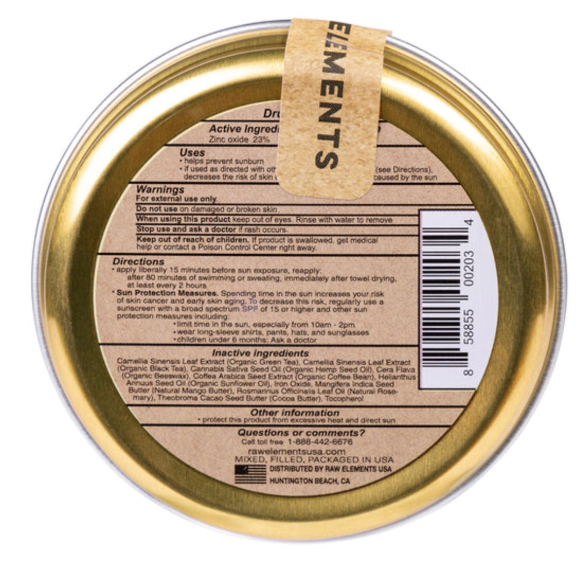 raw elements spf tinted face moisturizer