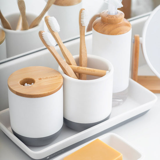 full circle home toothbrush holder