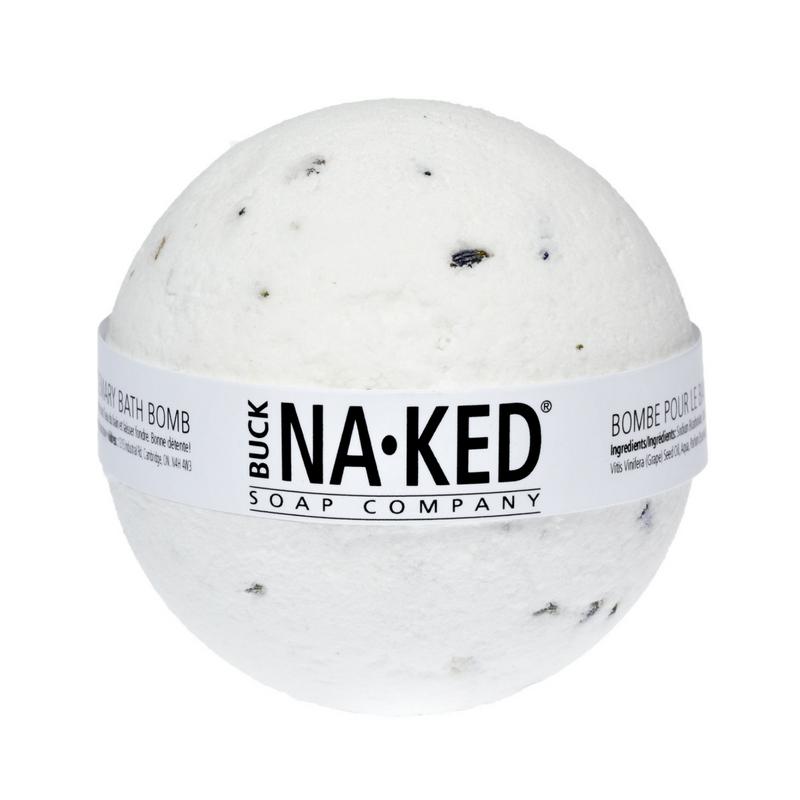 buck naked soap company rosemary lavender bath bomb